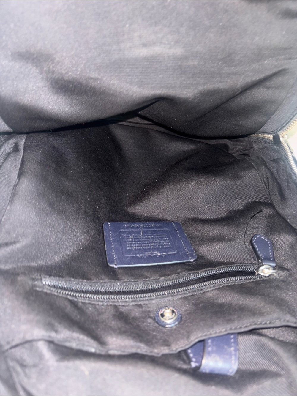 COACH Charles Slim Leather Backpack - Picture 5 of 6